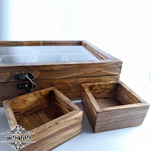 باکس دمنوش3-باکس ادویه-باکس چوبی-جعبه ادویه-جعبه چوبی-کارلوکس-wooden box for spices-karlux